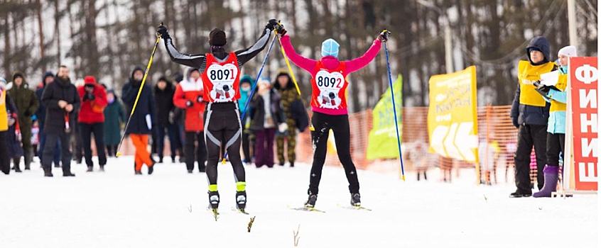 В Удмуртии более 200 человек поучаствовали в лыжной гонке ко Дню всех влюбленных