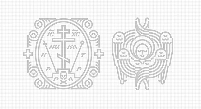 Графический дизайнер представил современную айдентику для православного храма