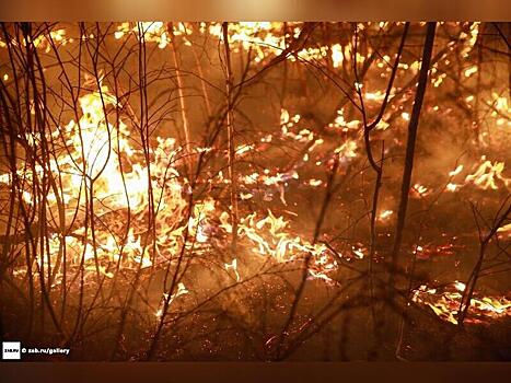 Десятки пожаров произошли в Чите за три дня