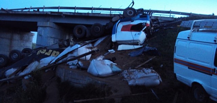 В Удмуртии в ДТП с фурой пострадал ребенок