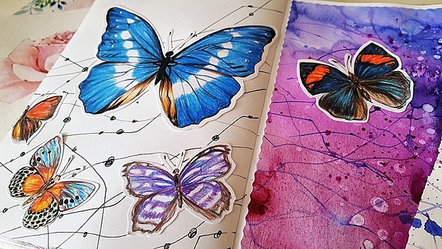 Мастер-класс «Весенняя открытка с бабочками» пройдет в Культурном центре «Дружба»