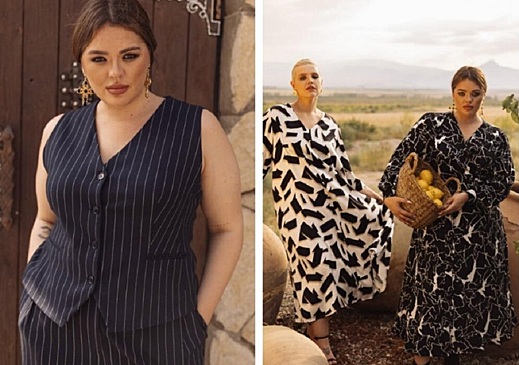 Трендовые образы plus size на осень 2023