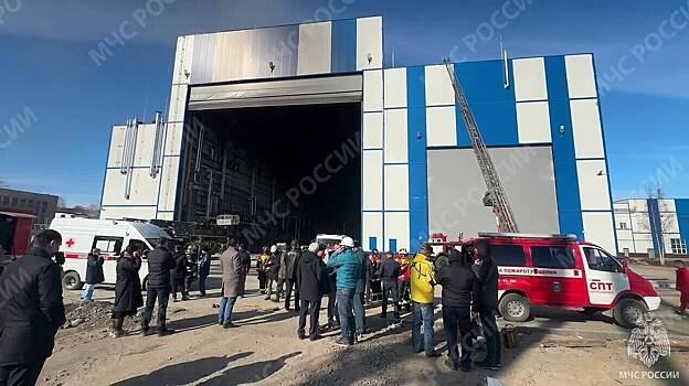 Крупный пожар на судоремонтном заводе в Карелии ликвидирован