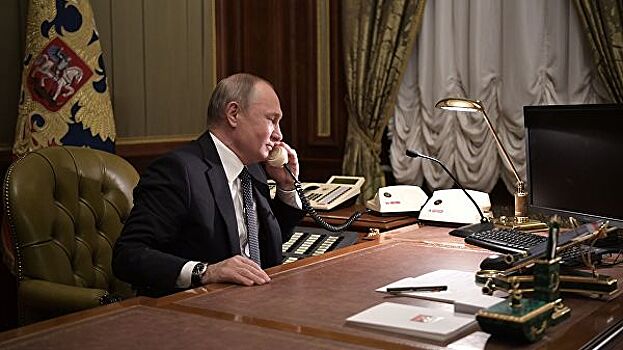Путин провел телефонный разговор с Нетаньяху