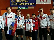 Алимов и Давлетова взяли золото юниорского чемпионата Европы по бадминтону в миксте