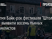 Во время Байк-рок фестиваля "Штоль" в Луге выявили восемь пьяных мотоциклистов