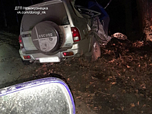 Водитель внедорожника погиб на кузбасской трассе при наезде на дерево