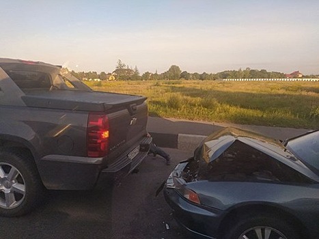 В Калининграде из-за аварии на ул. Невского образовалась двухкилометровая пробка