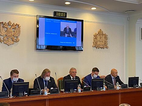 Евгений Люлин выступил с докладом по итогам работы VI созыва Законодательного Собрания Нижегородской области