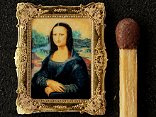 В Новосибирске микроминиатюрист Анискин создал «Джоконду» со спичечную головку