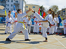 В Анапе состязались силачи и показывали трюки (фото+видео)
