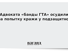 Адвоката «банды ГТА» осудили за попытку кражи у подзащитной