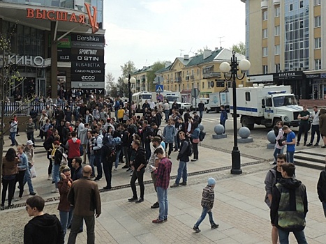 В Пензе задержали несколько участников несанкционированной акции Навального
