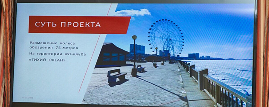 Во Владивостоке может появиться самое большое на Дальнем Востоке колесо обозрения