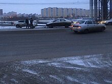 На Танкистов столкнулись две легковушки