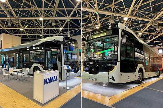 Представлен футуристичный электробус КамАЗ