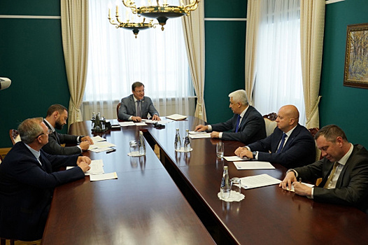 Строительство моста и подготовку кадров для энергетики Дмитрий Азаров обсудил на встрече с Александром Гавриловым