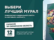 Мурал в Новокуйбышевске претендует на звание лучшей работы в фестивале уличного искусства