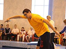 Олимпийский чемпион поделился опытом с детьми