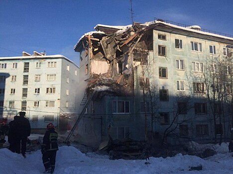 В Мурманске в жилом доме произошел взрыв газа
