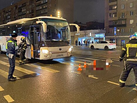 Автобус сбил пешехода в центре Москвы