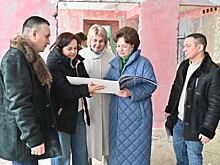 Председатель Ивановской областной Думы Марина Дмитриева проинспектировала ход капремонта Дома культуры в селе Хромцово