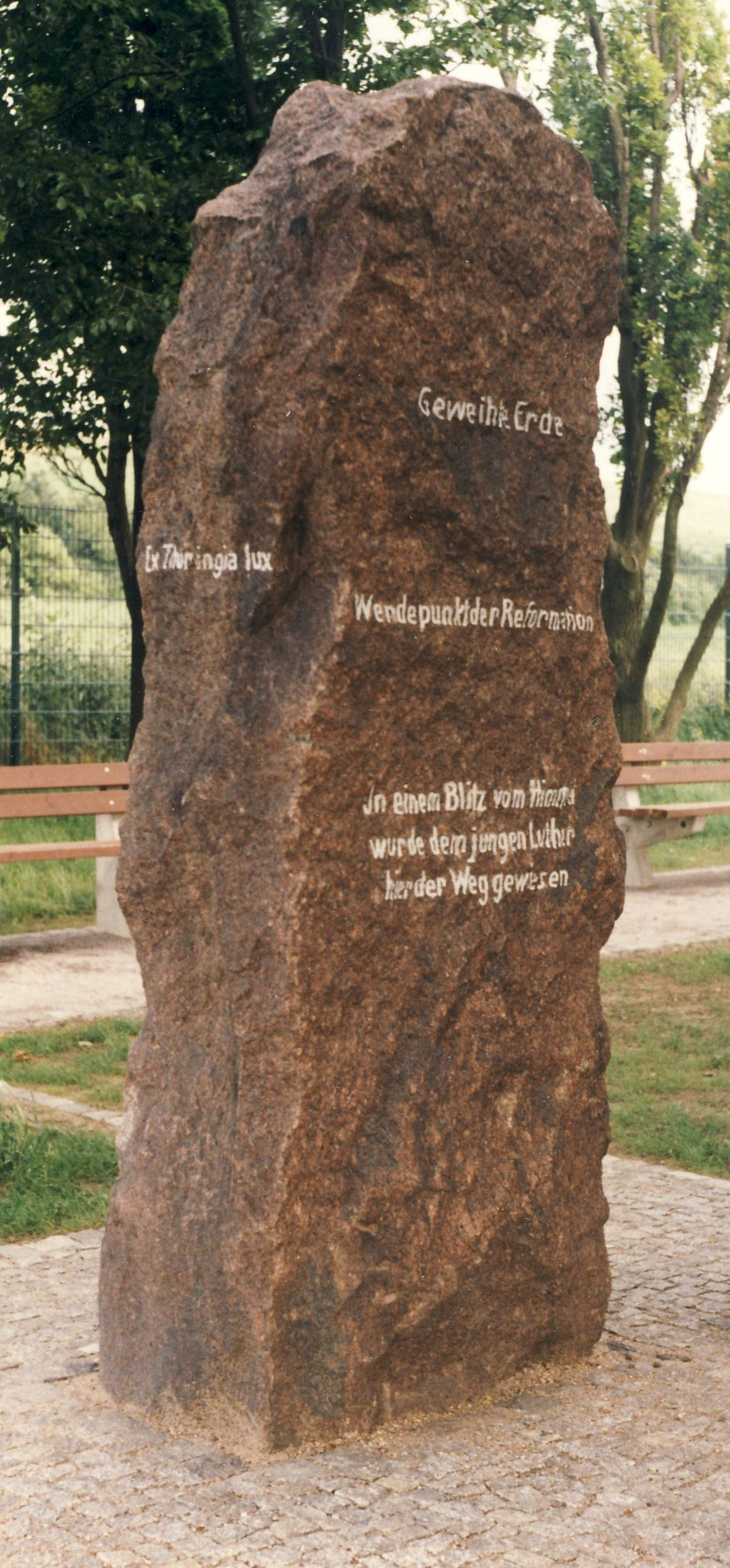 Камень Лютера, Эрфурт, Германия