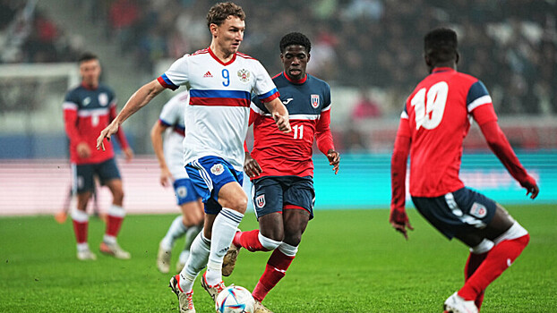 Сборная России по футболу забила восемь безответных мячей в ворота Кубы в товарищеском матче