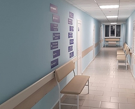 В Волгоградской области завершили ремонт поликлиники Михайловской ЦРБ