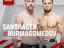 Официально: Сэндхаген и Умар Нурмагомедов подерутся в главном бою UFC Fight Night 3 августа
