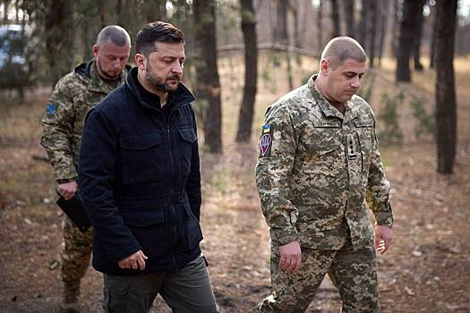 Зеленский встретился с держащими оборону Красноармейска солдатами ВСУ