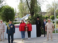 Российские военнослужащие присоединились к международной акции «Огонь память» в Киргизии