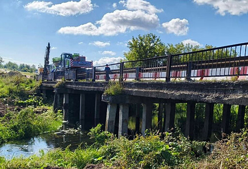 В Моршанском округе приступили к ремонту моста через реку Разазовка