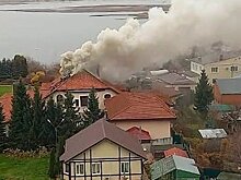 В Адмиралтейской слободе загорелся дом бывшего первого вице-премьера Татарстана