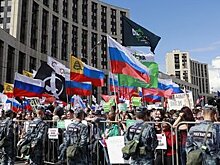 Акция на проспекте Сахарова собрала 12 тыс. участников, сообщило МВД