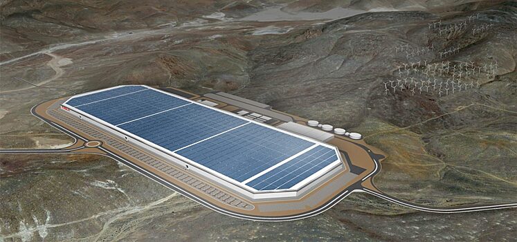 Новые фотографии со стройки завода Gigafactory