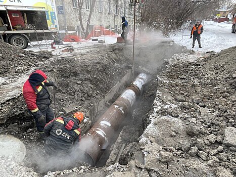 16 домов остались без отопления из-за дефекта теплотрассы в Новосибирске