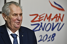 Милош Земан победил в первом туре выборов в Чехии