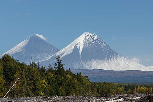 На Камчатке двое россиян сорвались с вулкана на высоте 4 тысячи метров