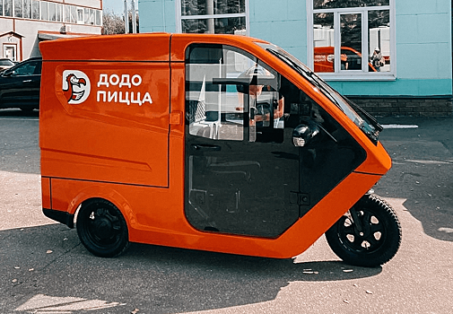 Российская пиццерия разработала собственный электроскутер для доставки заказов