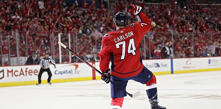 Карлсон провел 941-й матч в НХЛ и вышел на 5-е место в истории «Вашингтона»
