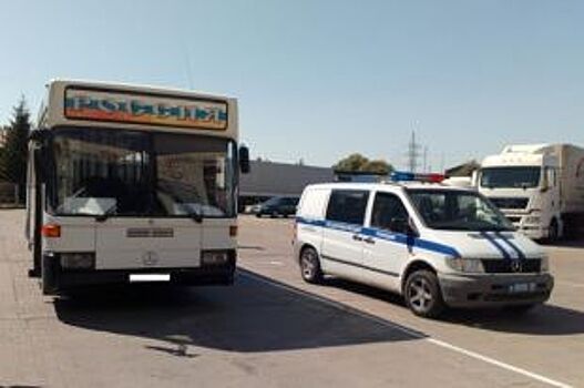 В Калининграде обнаружили автобус с неисправным рулевым управлением