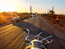 Дроноводы-десантники не тронули мирного жителя на "семерке"