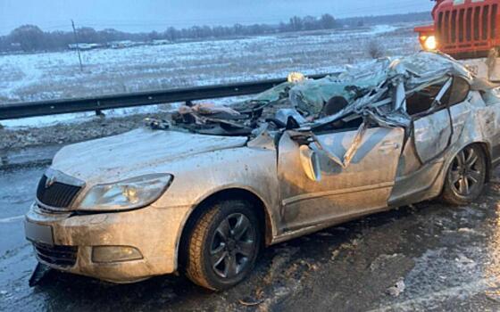 Рязанская полиция сообщала подробности смертельной аварии в Рыбновском районе