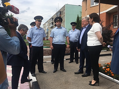 Торжественное открытие Общественного пункта охраны правопорядка состоялось в поселке Щапово