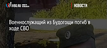 Военнослужащий из Будогощи погиб в ходе СВО