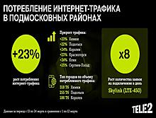 Все на дачу: потребление интернет-трафика Tele2 в подмосковных районах выросло на 23%