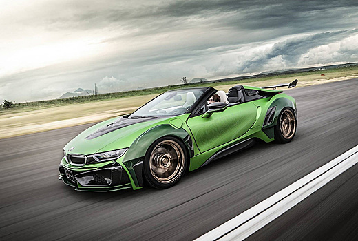 Японцы построили безумный «армейский» родстер BMW i8