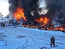 В Самаре загорелся рынок