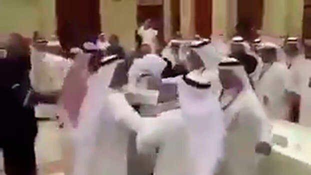 Саудиты и катарцы устроили массовую драку на конференции по нефти: видео